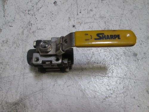SHARPE CF8M 3/8&#034; BALL VALVE *NEW OUT OF BOX*