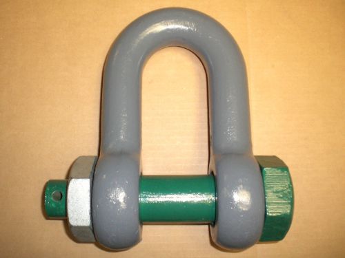 Bolt type chain shackle swl 25 ton used - in excellent condition - free shipping for sale
