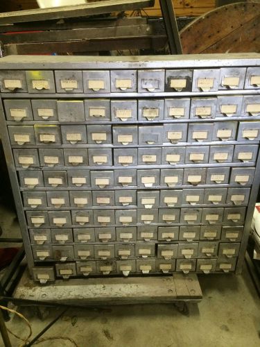 vintage industrial chest parts cabinet 100 drwaers