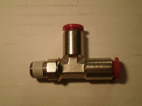 Nycoil male swivel run tee part no. h7142 1/4&#034; tube, 1/8&#034; nptf for sale