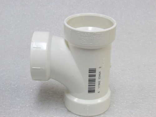New charlotte pipe &amp; foundry 2&#034; pvc sanitary tee ( case of 35 ) # 400 for sale