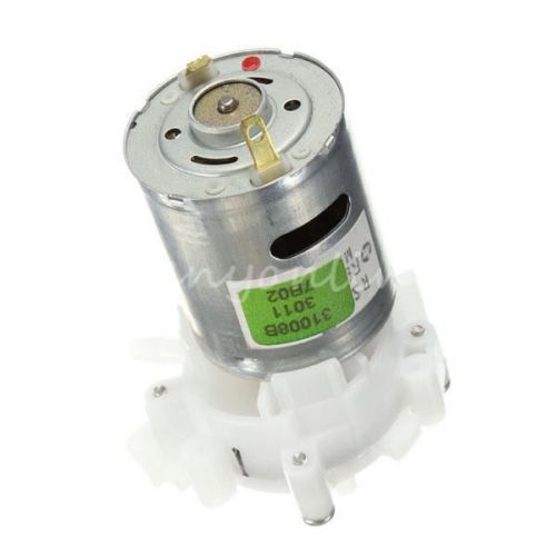 Mini Motor Water Pumping Reversible Gear Pump Spray Priming Aquarium DC 4V-12V