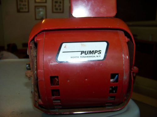 Good used Series 100 style Armstrong LR37479 pump motor 1/12 hp 115Volt 1725 RPM