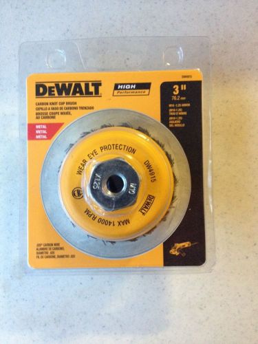 Box of 5- dewalt dw4915 3-inch by m10 by 1.25 knotted cup brush 020-inch for sale