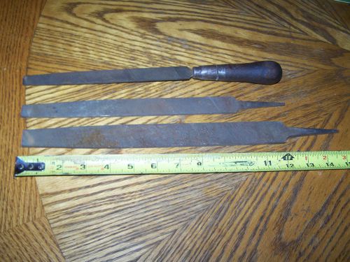 Machinist tools  files and handle {3} for sale