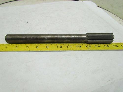 Standard tool 1-1/8&#034; machine chucking reamer 10pt straight flute hss 11&#034; oal for sale