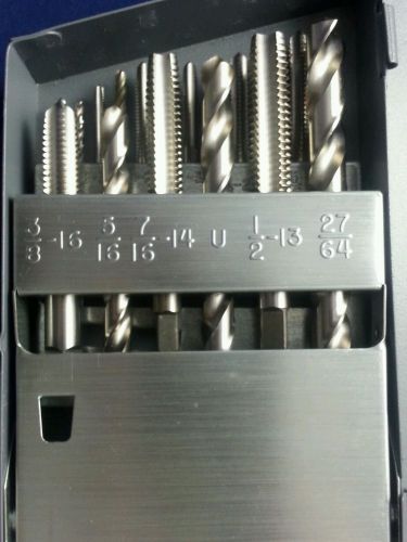 Chicago-latrobe-52580 type 150/5303 18pc ht- tap &amp; drill set made in usa for sale