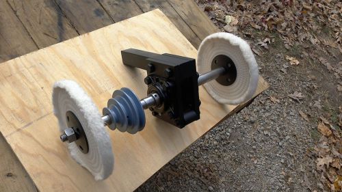 Buffer attachment for knife/belt grinders for sale