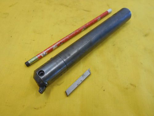 Carbide insert engine lathe or mill 1&#034; x 7 1/2&#034; boring bar tool holder 1/4&#034; hss for sale