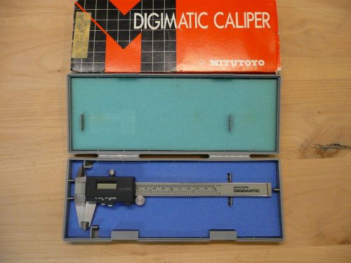 Vintage Mitutoyo Digimatic Caliper W/Case 500-130 cd-6&#034; A, &#034;Near Mint&#034; NR