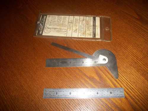Craftsman multi-use rule gage and craftsman 6-inch rule l@@k no reserve layout.. for sale