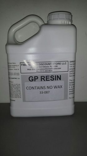 Fiberglass polyester resin  (ortho) one gallon with 2oz hardener for sale