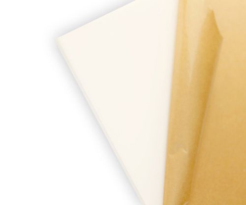 Translucent bright white #7328 acrylic plexiglass sheet 1/4&#034; x 12&#034; x 12&#034; for sale