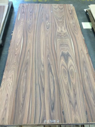 Wood veneer rosewood 48x98 1pcs total 10mil paper backed  &#034;exotic&#034; r2 10-2 for sale