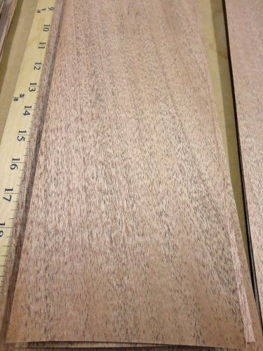 African mahogany wood veneer 6&#034; x 10&#034; with no backing (raw veneer) &#034;a&#034; grade for sale