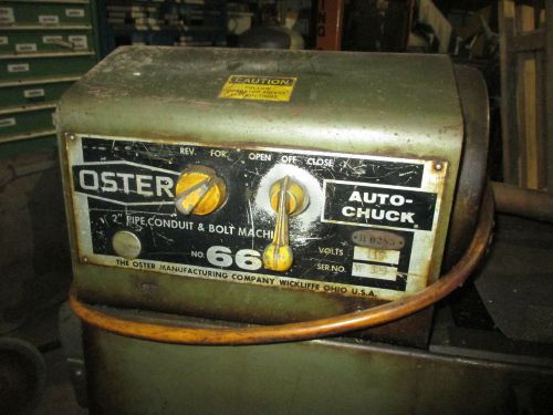 OSTER 664 2 INCH CONDUIT AND BOLT MACHINE WITH EXTRAS!!