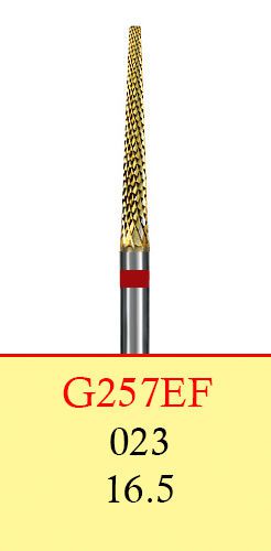 Dental Lab Carbide Cutters-HP Shank(44.5 mm)-G257EF/023 (8323)-Cross Cut(2 Burs)