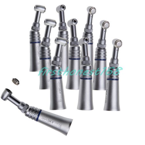 10 Hot NSK Style Dental E-TYPE Contra Angle LOW Speed Handpiece Push Button-PAD
