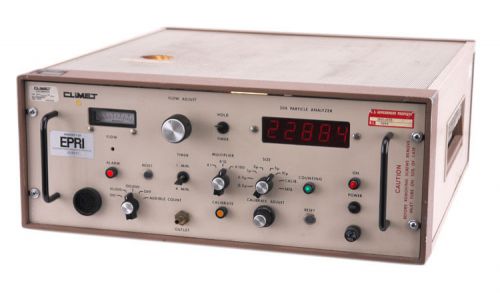 Climet Instruments CI-208 Particle Analyzer Measurement Meter Tester Counter Lab