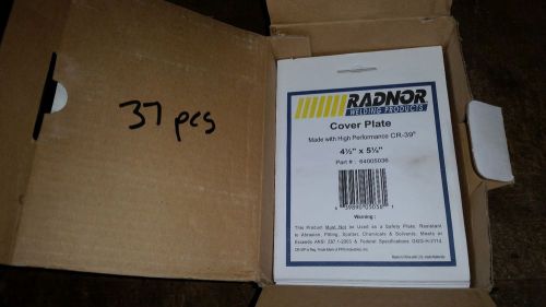 Radnor 4 1/2&#034; x 5 1/4&#034; welding helmet cr-39 cover plate 37pcs 64005936 for sale