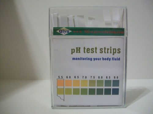 100 pH TEST STRIPS FOR URINE AND SALIVA