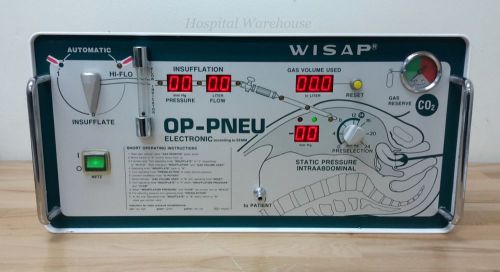 Wisap 9 liter electrical insufflator 7050 op-pneu endo co2 monitoring lab for sale