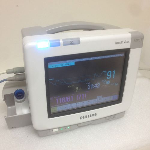 PHILIPS IntelliVue MP5T Patient Monitor ECG Spo2 NIBP - Excellent Condition!