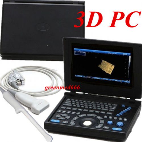 10.4inch3d full digital laptop ultrasound scanner +linear&amp;transvaginal 2probe pc for sale