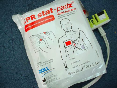 Zoll stat padz multi-function adult electrode with real cpr help exp. 2011/2012 for sale