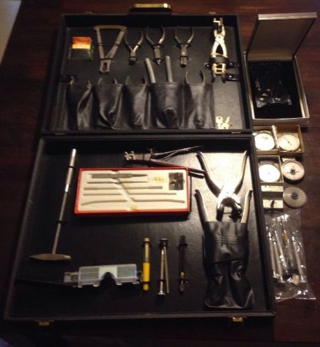 Vintage Vigor Optical Dispensing Kit w/ locking hard case 23 plus tools extras