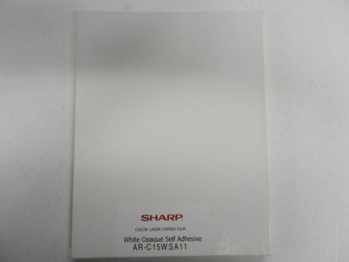 Sharp White Opaque Self Adhesive AR-C15WSA11