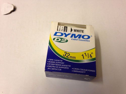 Dymo D2 Tape Label Cassette 32mm x 10m White 69321