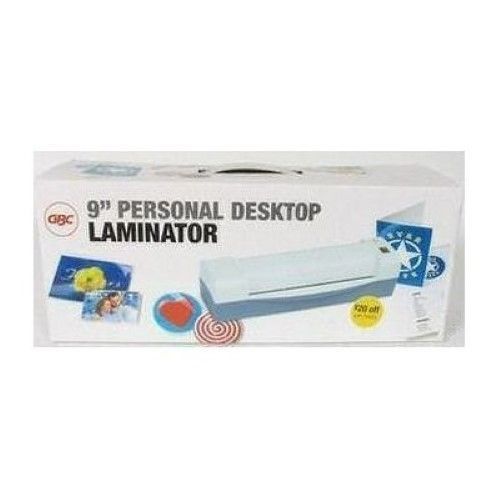 New in box gbc 9&#034; personal desktop laminator - photos/certificates/id for sale