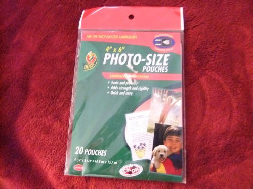 Photo Size Laminating Pouches, 20 Count Henkel Brand 00-32033