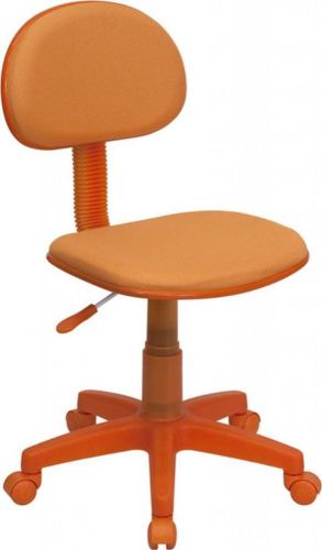 New bt 698  flash furniture fabric ergonomic task orange desk chair for sale