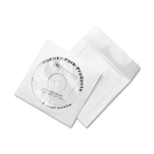 Quality park qua77203 tech-no-tear cd/dvd sleeves pack of 100 for sale