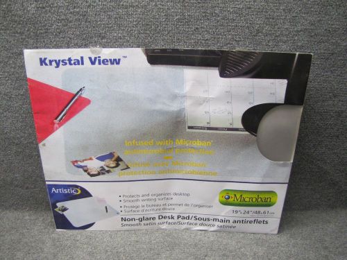 Artistic 60440M Krystal View 19&#034; x 24&#034; Non-Glare Smooth Satin Desk Pad Protector