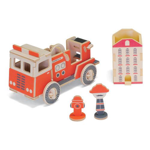 Play-Deco Work Vehicles: Fire Truck Tape Dispenser