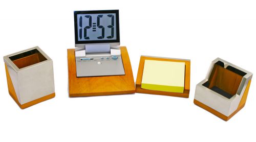 Executive Desk Set - 4Pcs (60-85074), Desktop Set, Office Desk Accessories