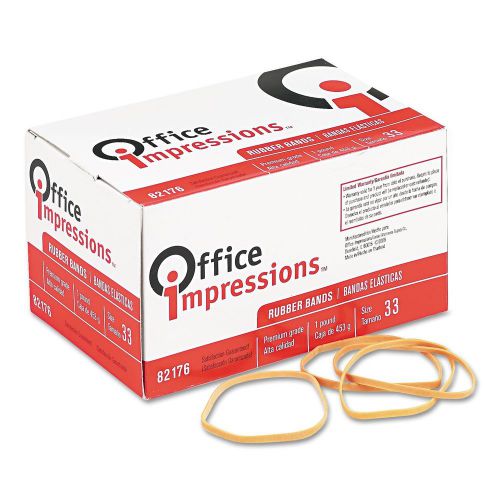 2 lbs. of Rubber Bands size 33 elastic large office heavy duty big premium home