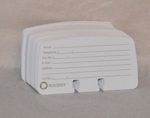 Rolodex Refill Replacement Cards 2 1/4&#034; x 4&#034; Lot of 190 Free Shipping