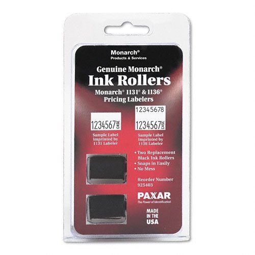 Monarch Black Ink Rollers For 1131 And 1136 Pricemarkers (925403)