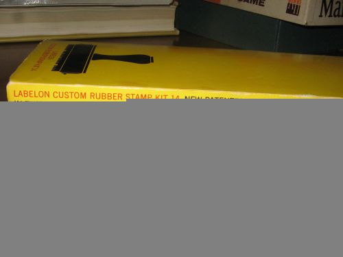 Vintage Labelon Custom Rubber Stamp Kit 14