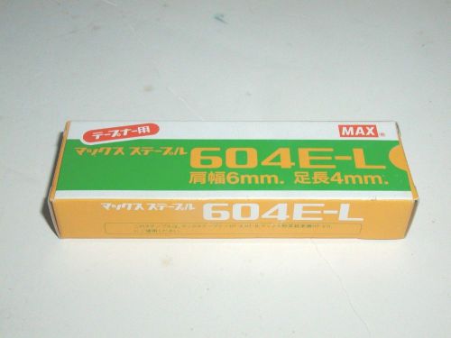 AGRICULTURAL USE MAX STAPLES #604E-L 604 E-L 6mm USE FOR HT-A HT-B HT-VII NEW