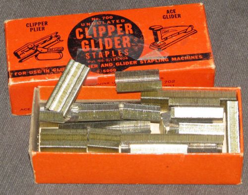 CLIPPER Glider Staples for Clipper Plier #702 &amp; Ace Glider #701
