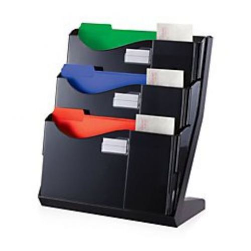 Office Depot(R) Brand Standing File System  Black  Pack Of 3