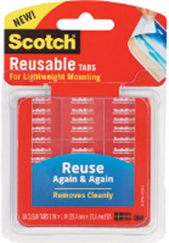 Scotch Reusable Tabs, 36 Clear Tabs