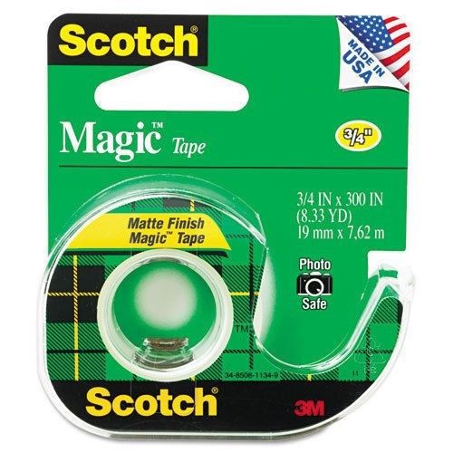 3 Pack Scotch Magic Office Tape , 3/4&#034; x 300&#034;, Clear