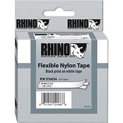 Dymo Black on White Color Coded Label - 1&#034; Width x 18 ft Length Vinyl Thermal