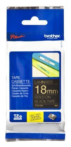 Brother International Tze344 Brother Tze344 Label Tape - 0.75&#034; Width - 1 Each